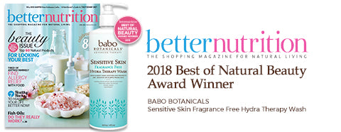 Better Nutrition Winner - Sensitive Skin Hydra Therapy Wash