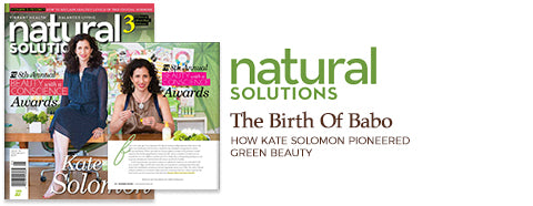 Natural Solutions, Kate on Cover