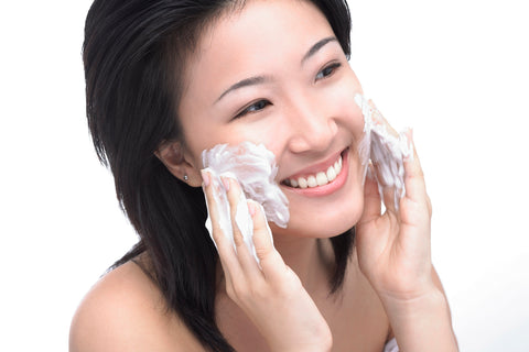 exfoliating dry skin on face