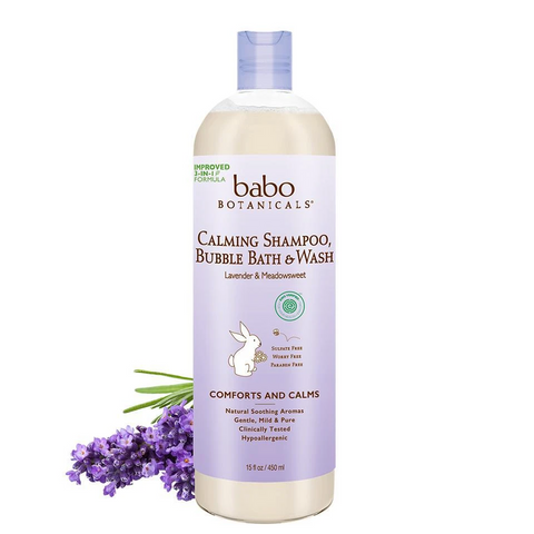 Calming Shampoo, Bubble Bath & Wash