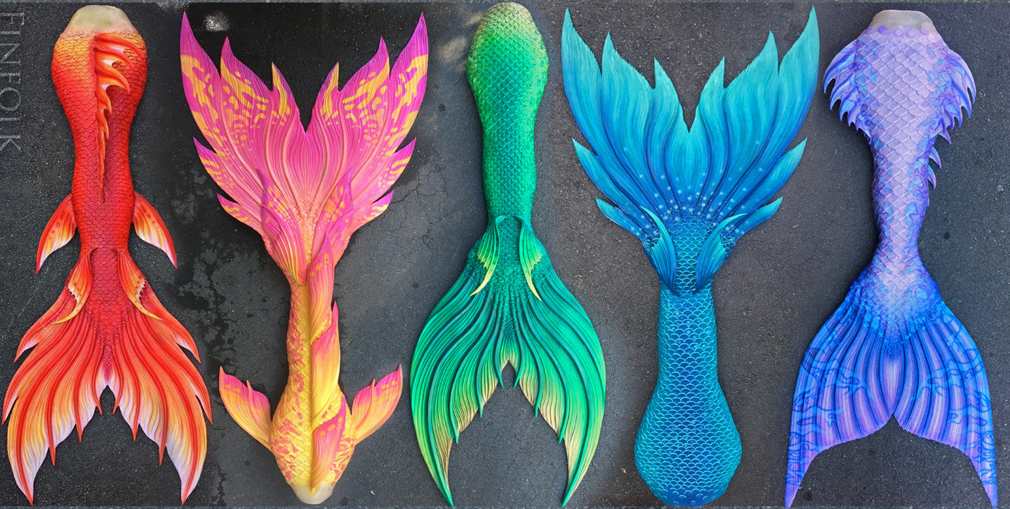 Custom Silicone Mermaid Tail Finfolkproductions