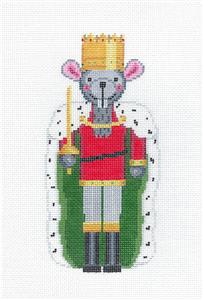 Christmas~ MOUSE KING Nutcracker handpainted Needlepoint Ornament Canvas by Susan Roberts
