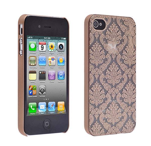 omroeper boekje persoonlijkheid For Apple iPhone 4 Case, Ultra Slim Damask Vintage Case Cover - Gold – SPY  Phone Cases and accessories