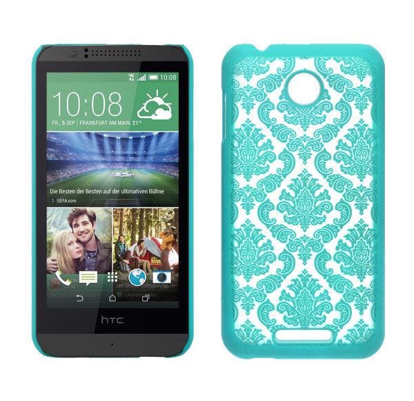 Blauwe plek Stun Volharding HTC Desire 510 Case, Ultra Slim Damask Vintage Hard Case Cover - Teal – SPY  Phone Cases and accessories