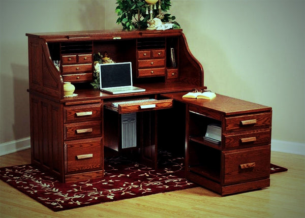 Looking At Oak Roll Top Desks The Office Furniture Depot