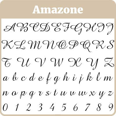 Fonts for cursive writing