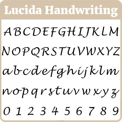 Lucida Handwriting