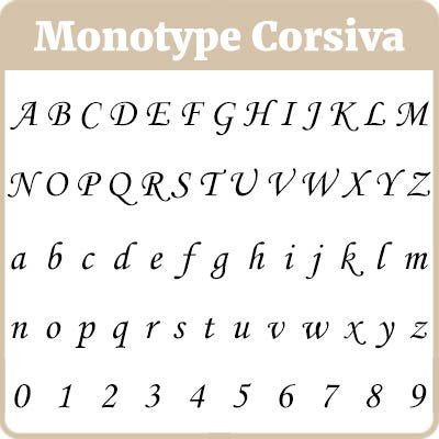 Monotype Corsiva