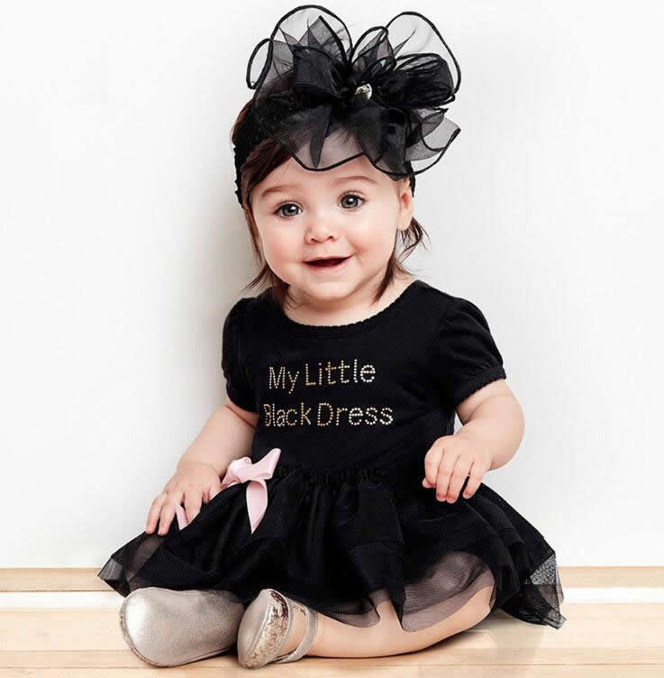 baby's first little black dress