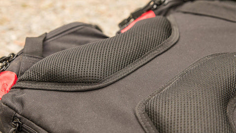 piscifun fishing backpack back padding design