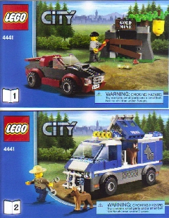 lego city police dog van 4441