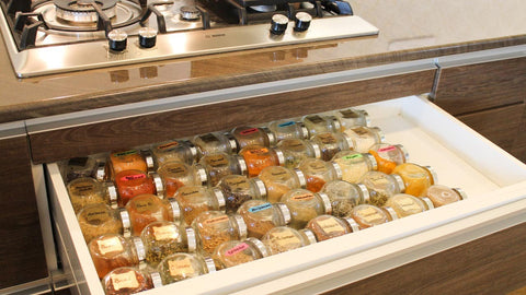 Storing Organizing Spices