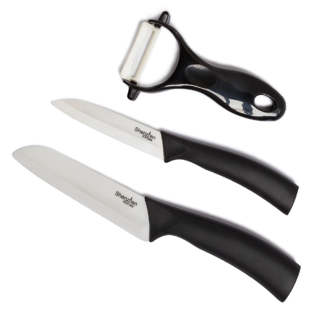 Concession dilute Array of Ceramic Knife Set - 2-Piece with Ceramic Peeler – Shenzhen Knives
