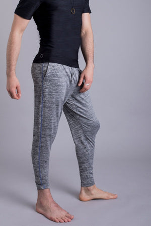 SEA YOGI // Dharma Yoga Pants in Grey by OHMME, Online Yoga Shop, right