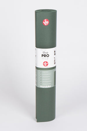 SEA YOGI // Pro Ultimate mat, 6mm thick and in Black Sage style by Manduka, standing image