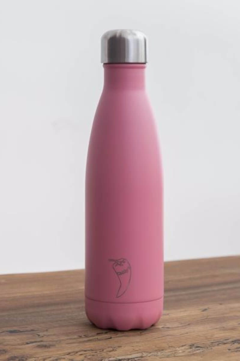 SEA YOGI water bottles in pink, 24 hours cold or hot by Chilly, 500ml