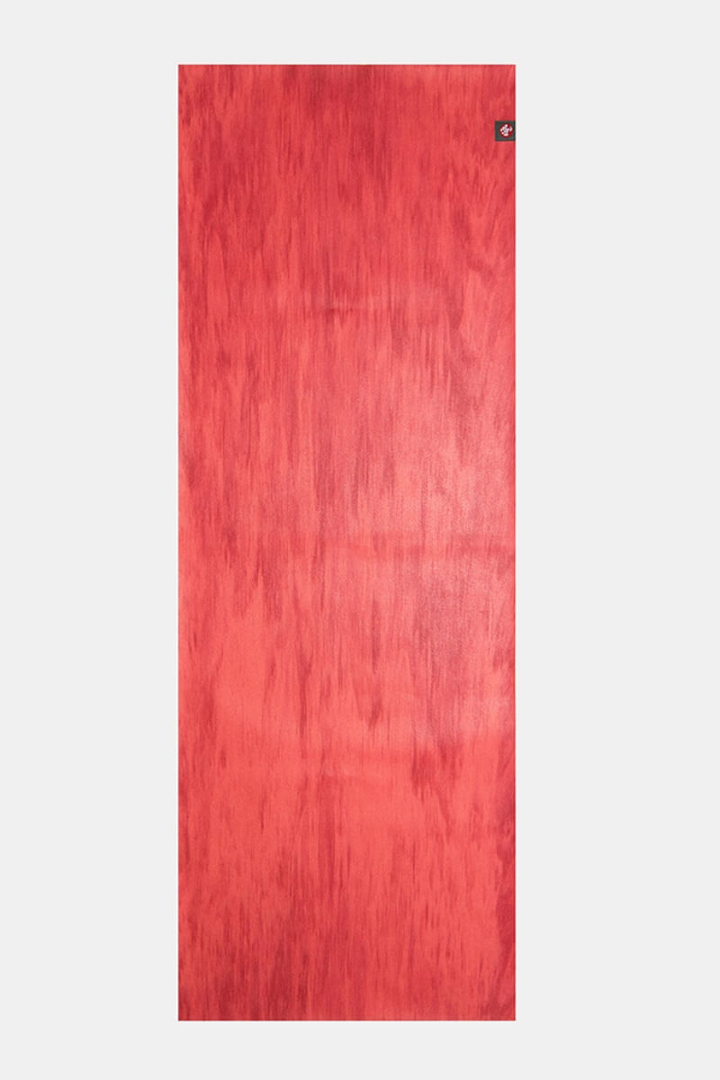 SEA YOGI eKO Superlite yoga travel mat in Kin red print - flat lay