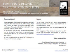 Download the 24sf Long Plank Panel Kit Installation Guide Here
