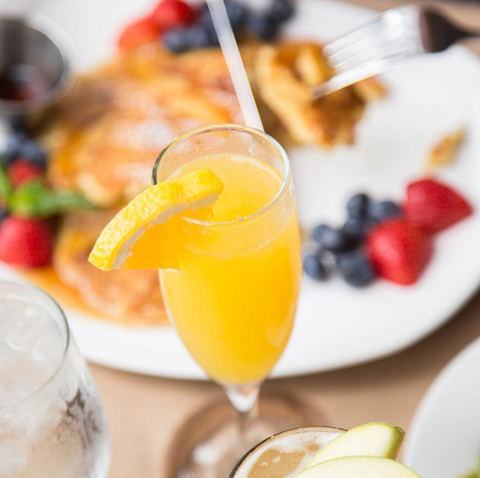 brunch and mimosa