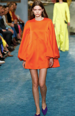 Orange trend from spring fashion 
