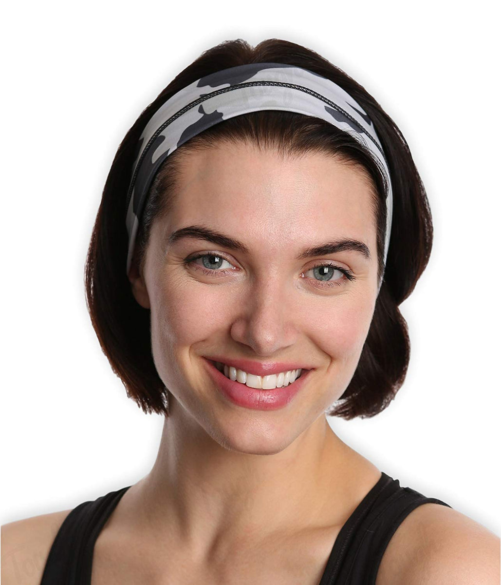 Running Nonslip Headband Digital Zebra Print Yoga Headband