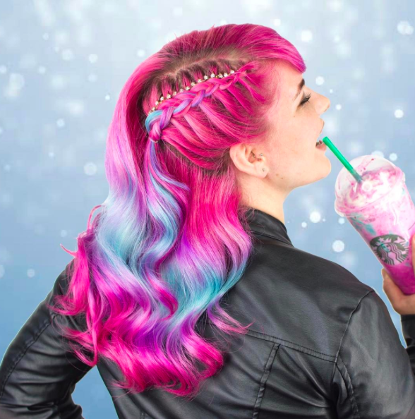 FROM FRAPPE TO FAB: UNICORN FRAPPUCCINO- INSPIRED HAIR COLORS – 