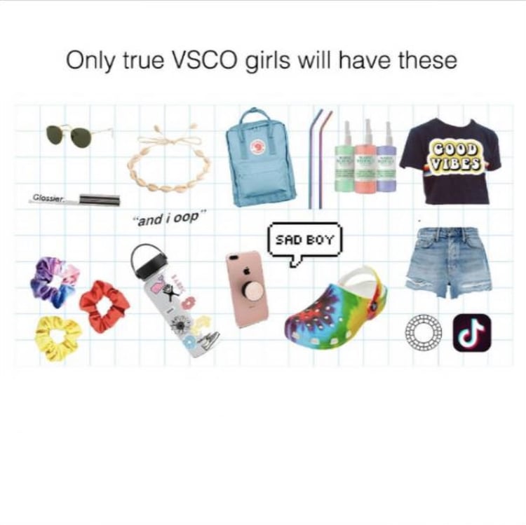 Vsco Girl Outfits For School