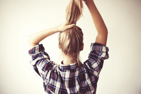 Put Hair in Top Bun to Avoid Flat Hair | FoxyBae