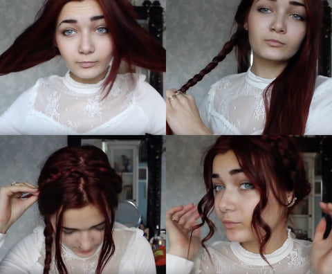 Milkmaid Braids Hairstyle: Easy Frizzy Hair Fix | FoxyBae
