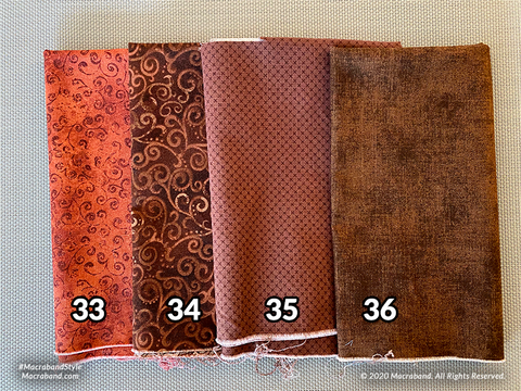 Fabric Swatches 33-36