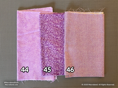 Fabric Swatches 44-46