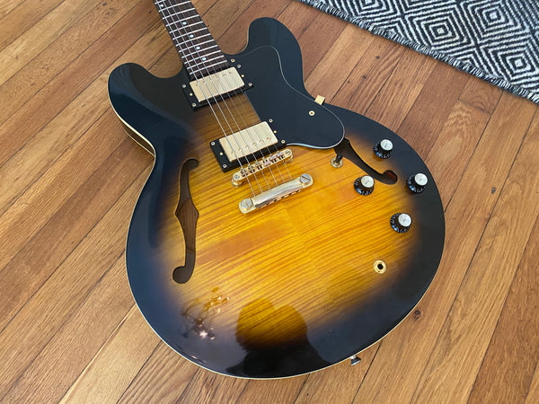 epiphone dot deluxe flametop