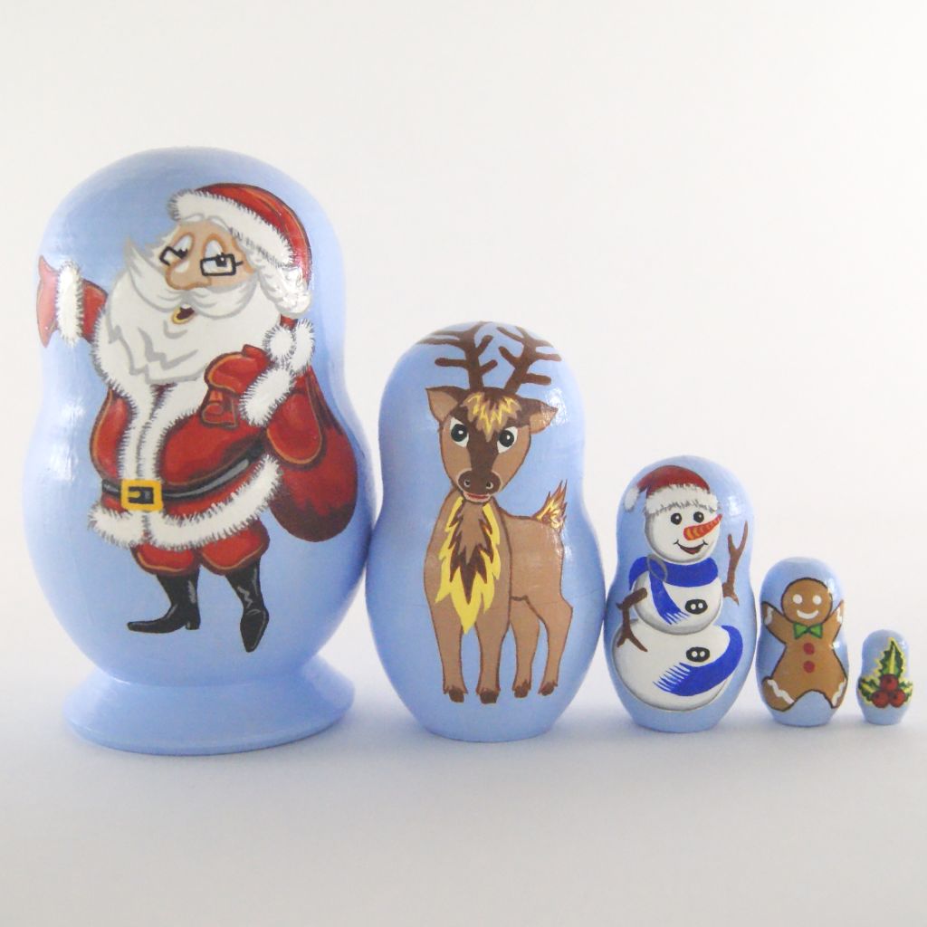 father christmas russian dolls