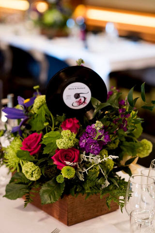 Rockabilly table centre piece 