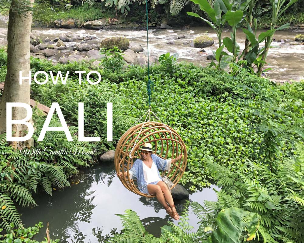 Bali Sightseeing, Tourist Guide by Camilla Mount with Aanya Hong Kong