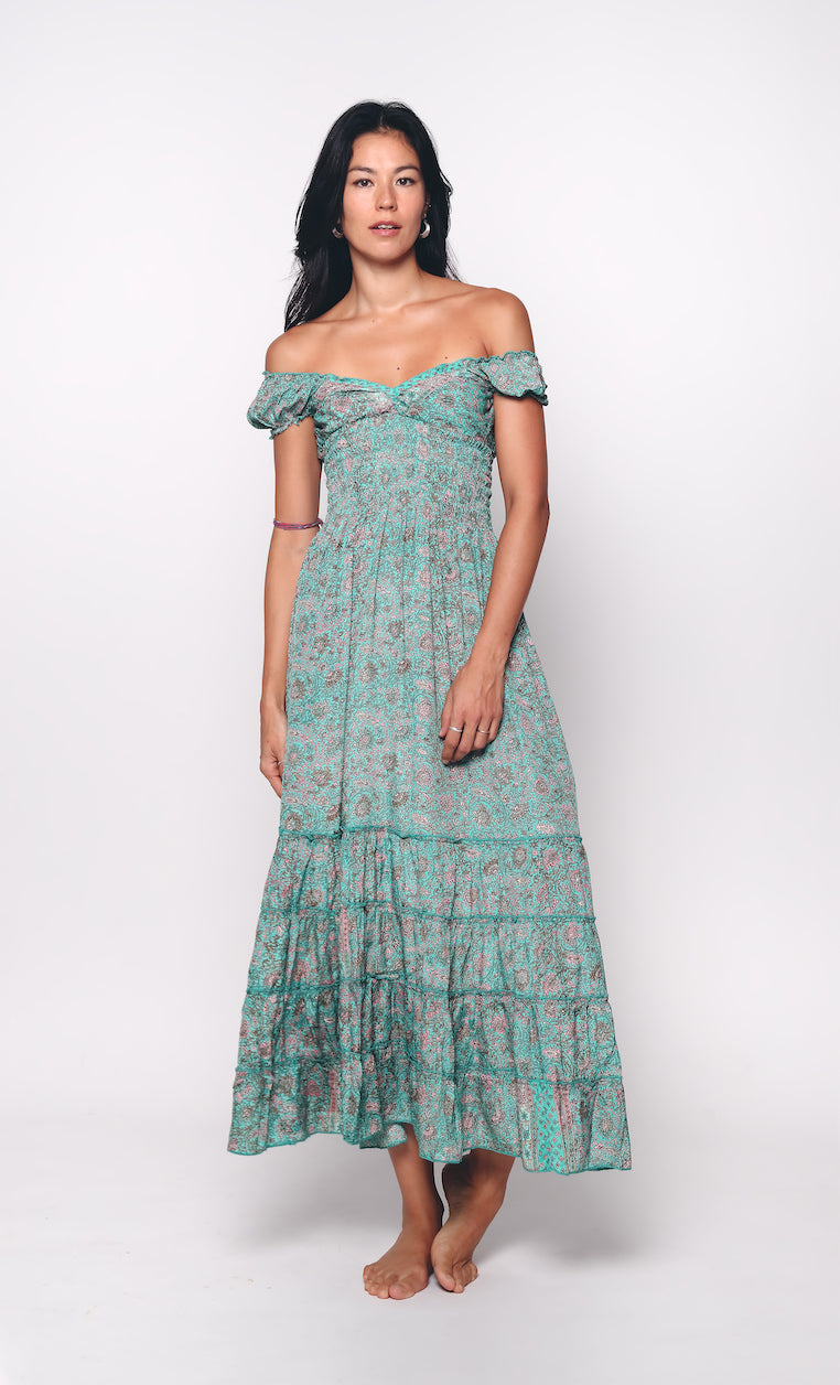 Bella | Turquoise | Shop Women's Clothing | Aanya Aanya