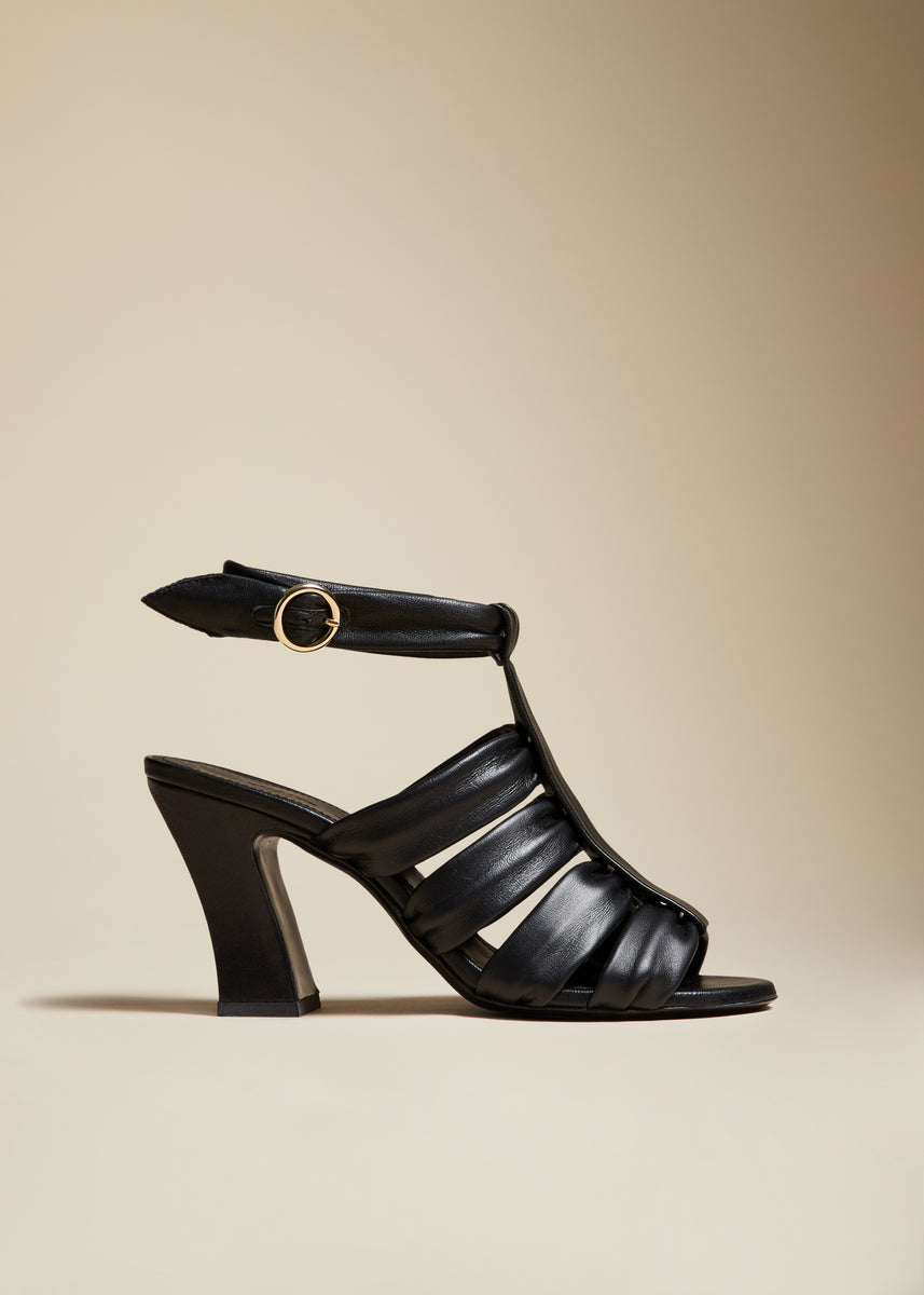 KHAITE サンダル GEORGIA HEEL IN BLACK | hartwellspremium.com