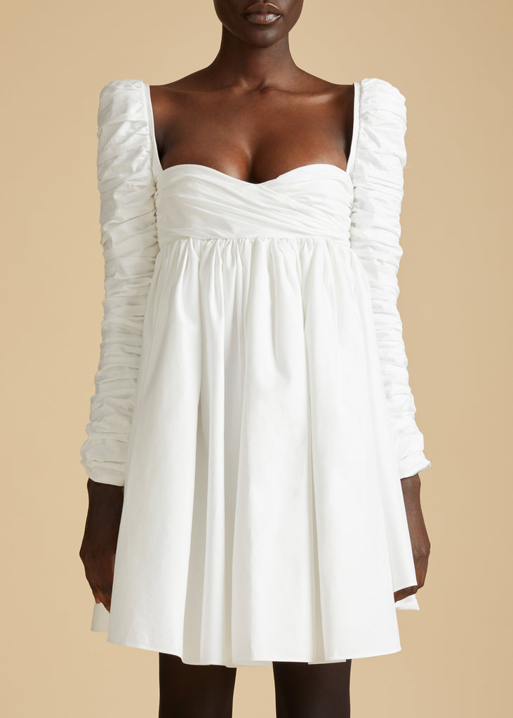 khaite white dress