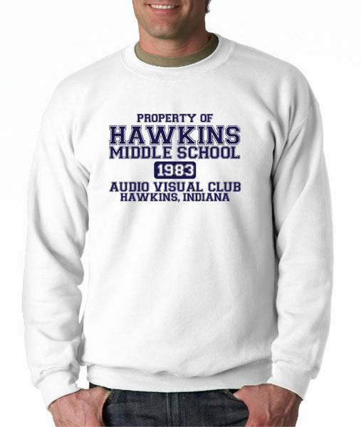 hawkins middle school sweater