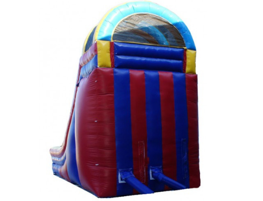 18'H Rainbow Screamer Slide - back side of unit