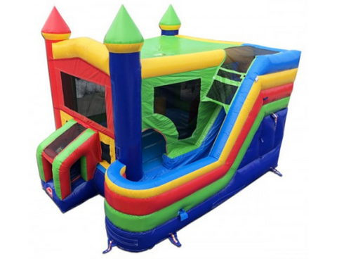 commercial bounce house combo with slide