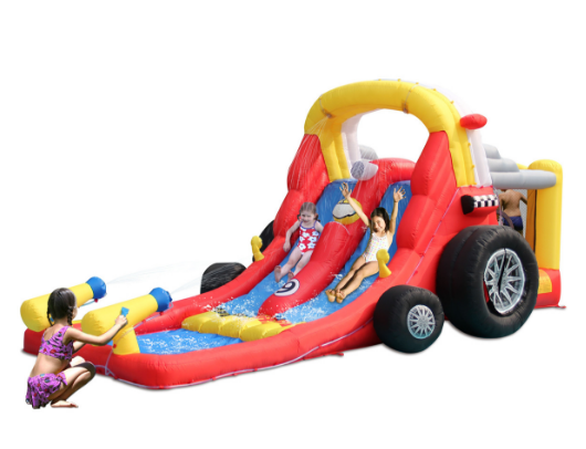 KidWise Formula One with Double Water Slides
