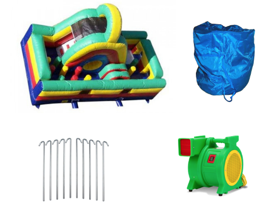 Moonwalk USA Backyard Obstacle Course product images