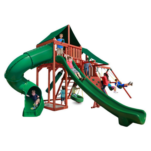 gorilla playsets sun climber deluxe swing set