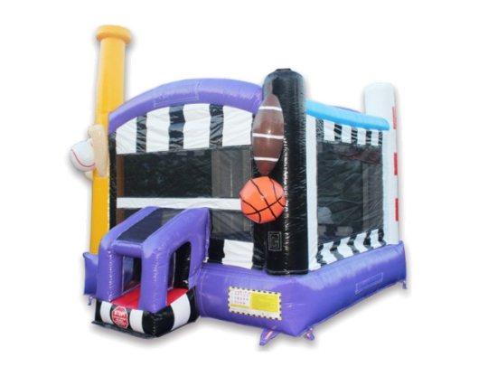 sports themed commercial bounce house