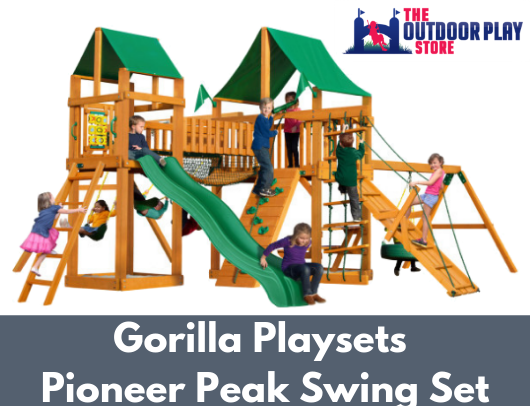 gorilla pioneer peak swing sets for sale