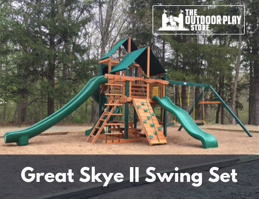 gorilla great skye ii swing set for sale