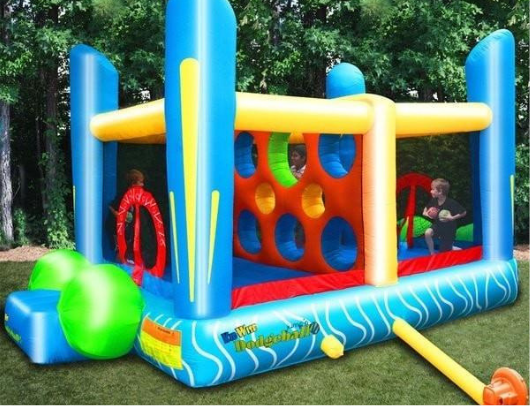 kidwise dodgeball inflatable bounce house