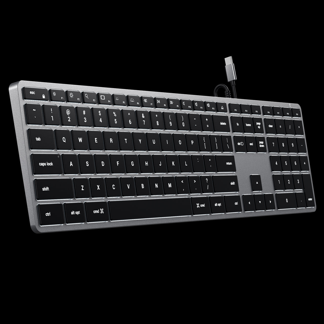 Slim W3 Wired Backlit Keyboard