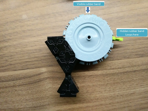 Key positions to attach on Hamacron wheel
